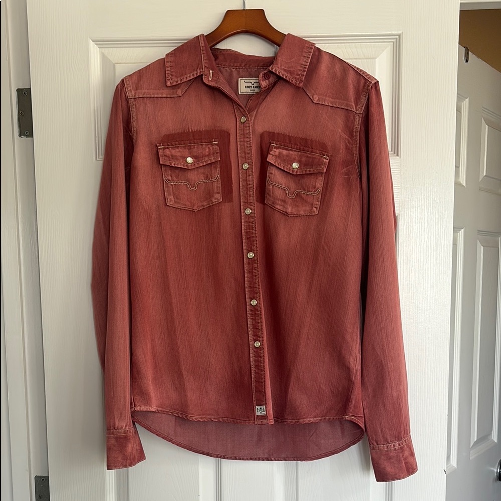 Kimes Ranch Red Button Down Shirt